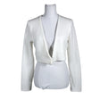 Unisex Bianco Evento - Kardigan, suurus 40 - Valge ()