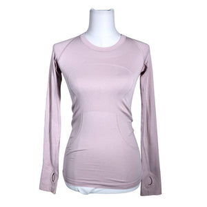 Unisex Lululemon - Spordisärk, pikad käised, suurus 34 - Heleroosa (1)