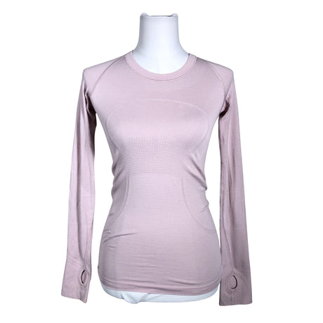 Unisex Lululemon - Spordisärk, pikad käised, suurus 34 - Heleroosa ()