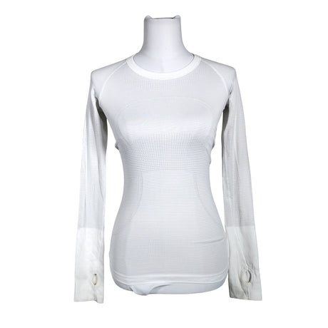 Unisex Lululemon - Spordisärk, pikad käised, suurus 34 - Valge ()
