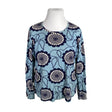 Unisex Nanso - Trikotaažist pluus, suurus 44 - Sinine ()