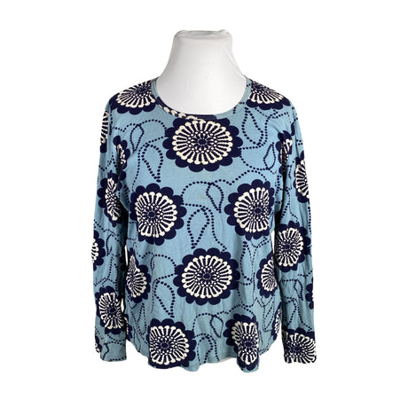 Unisex Nanso - Trikotaažist pluus, suurus 44 - Sinine ()