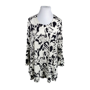 Unisex Nanso - Trikotaažist tuunika, suurus 48 - Valge (1)