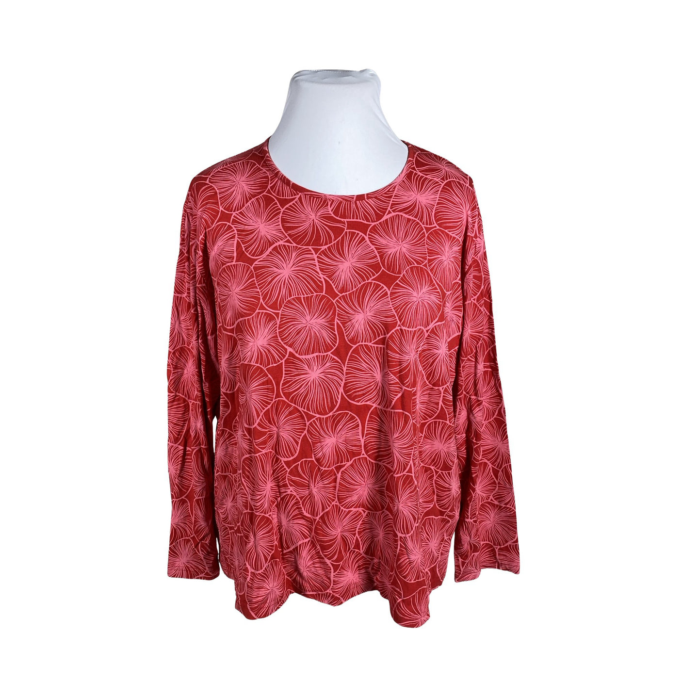 Unisex Nanso - Trikotaažist pluus, suurus 46 - Punane (1)
