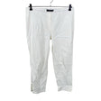 Unisex Femme - Mittevenivad poolpikad püksid, suurus 44 - Valge ()
