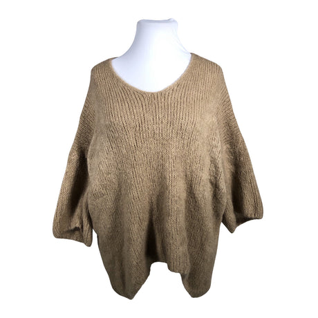 Unisex Bohemiana - Kootud tuunika, suurus 42 - Pruun ()