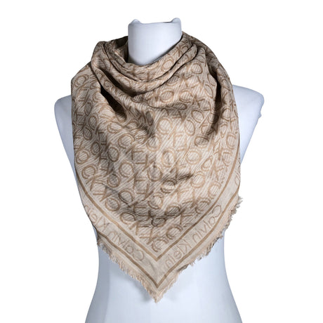 Unisex Calvin Klein - Õhuke sall, suurus Maxi - Beige ()