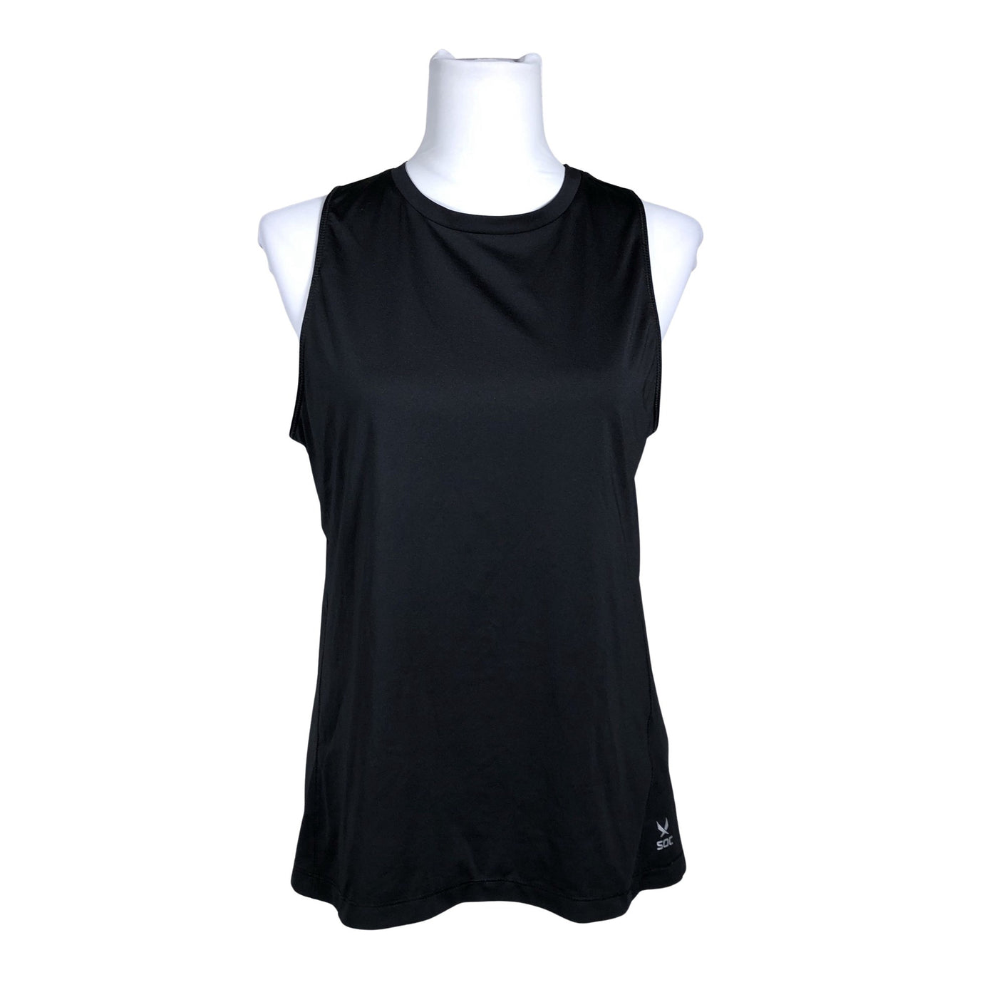 Unisex Soc - Spordisärk, lühikesed käised, suurus 38 - Must (1)