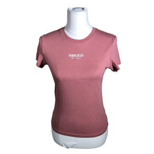 Unisex Tommy Jeans (Tommy Hilfiger) - T-särk, suurus 38 - Heleroosa (1)