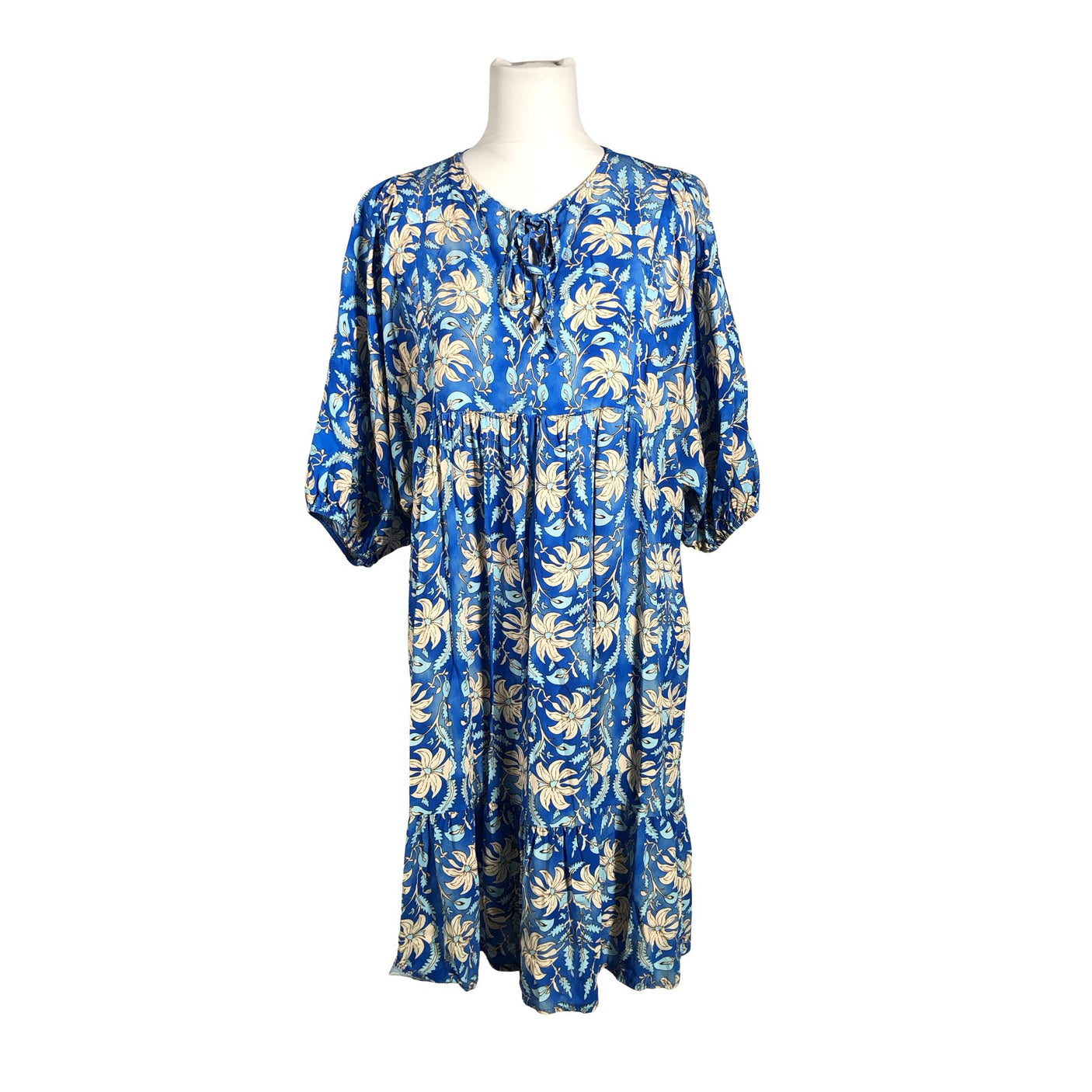 Unisex Bohemiana - Õhuke kleit, suurus 38 - Sinine (1)