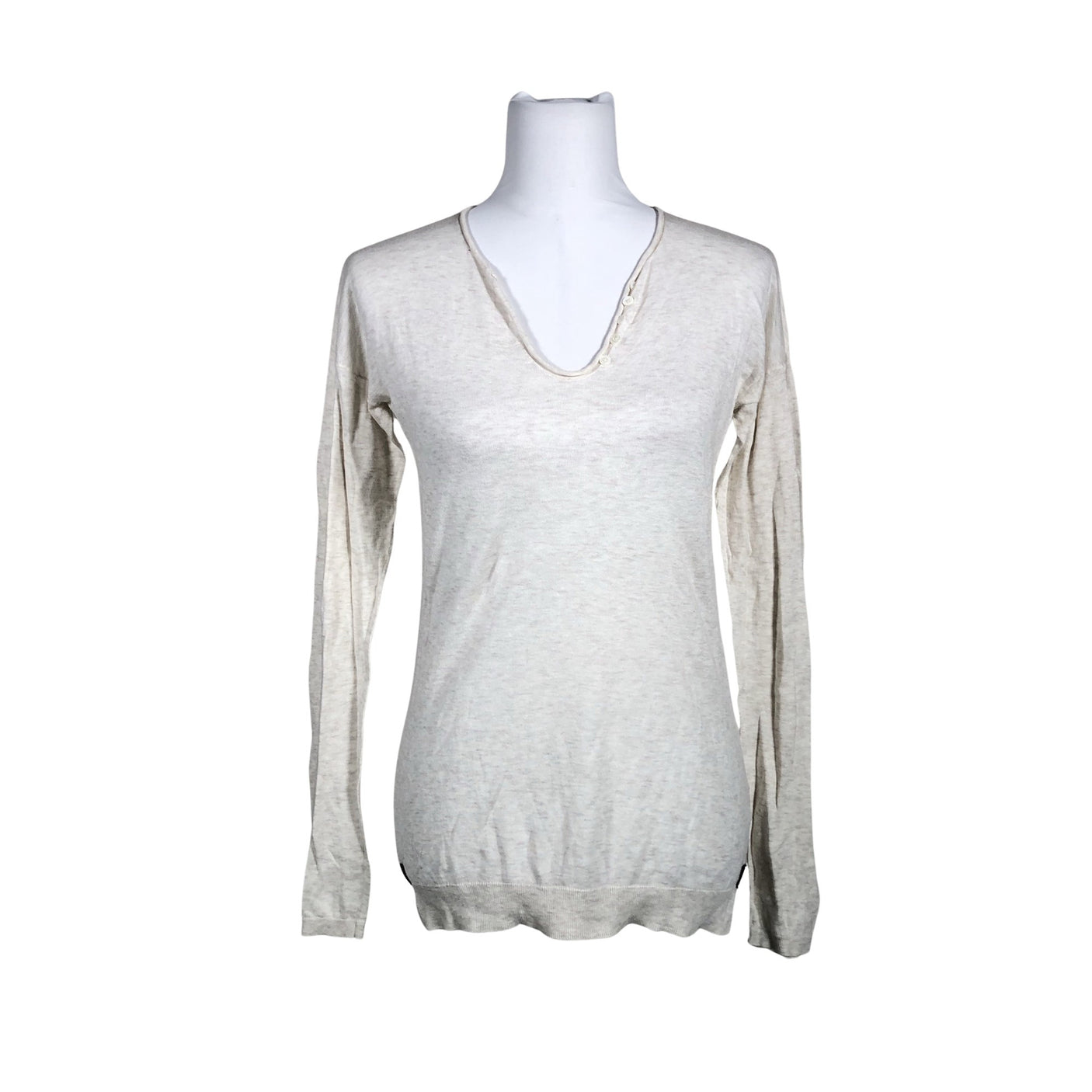 Unisex Zadig & Voltaire - Kampsun, suurus 36 - Looduslik valge (1)