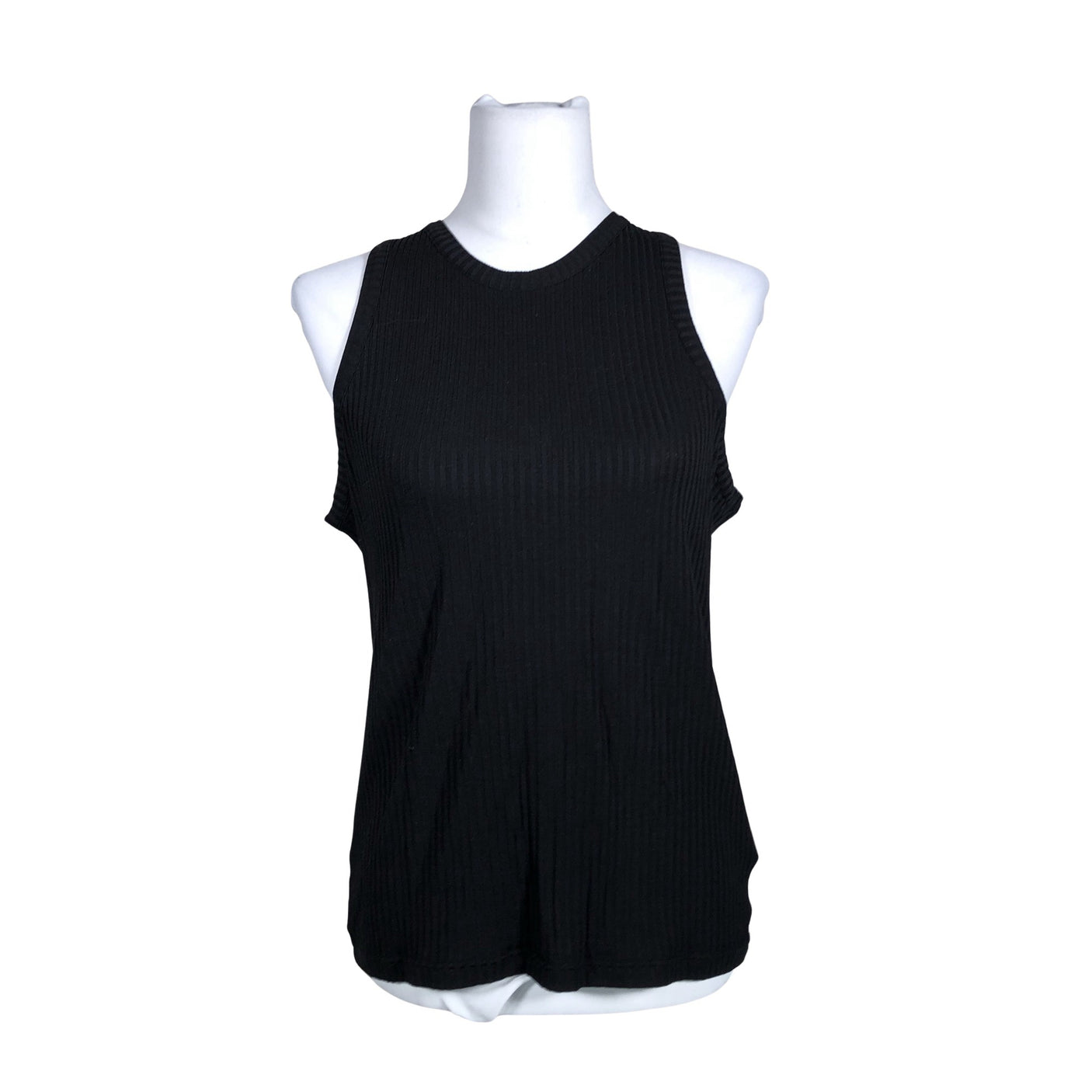Unisex Toive - Trikotaažist topp, suurus 38 - Must (1)
