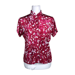 Unisex Agnès b. - Lühikeste käistega pluus, suurus 40 - Roosa (1)