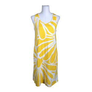 Unisex Nanso - Trikotaažist kleit, suurus 38 - Kollane (1)