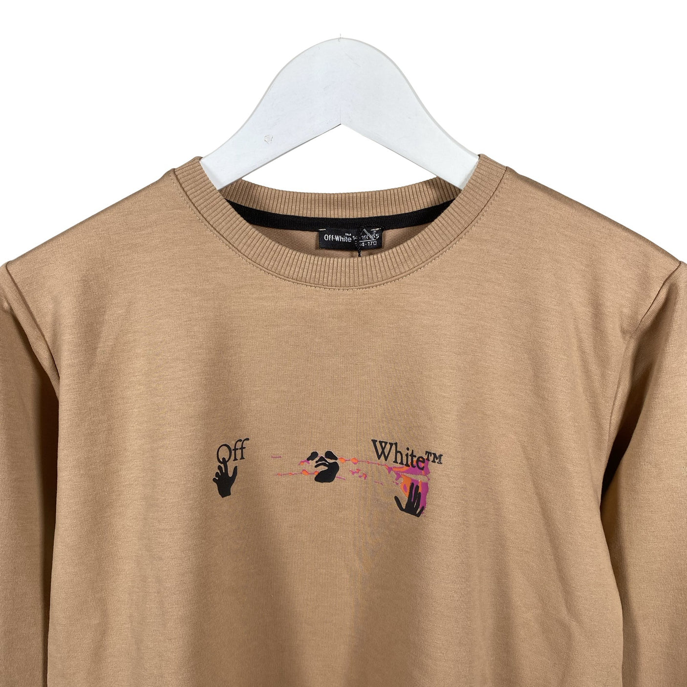 Unisex Off-White - Dressikangast pluus, suurus 164 - 170 - Beige (2)