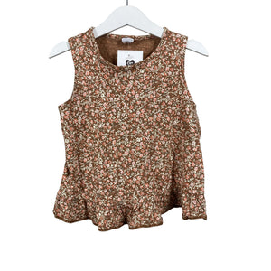 Unisex Lindex - Trikotaažist topp, suurus 134 - 140 - Pruun (1)
