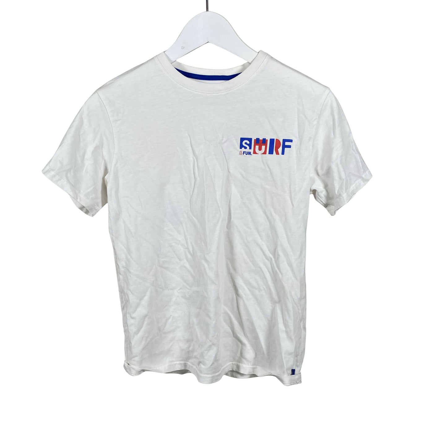 Unisex Okaïdi - T-särk, suurus 152 - 158 - Valge (1)