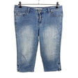 Unisex Carla F - Teksast poolpikad püksid, suurus 44 - Sinine ()