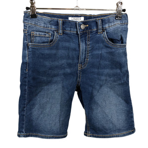 Unisex Lindex - Teksast lühikesed püksid, suurus 140 - 146 - Sinine (1)