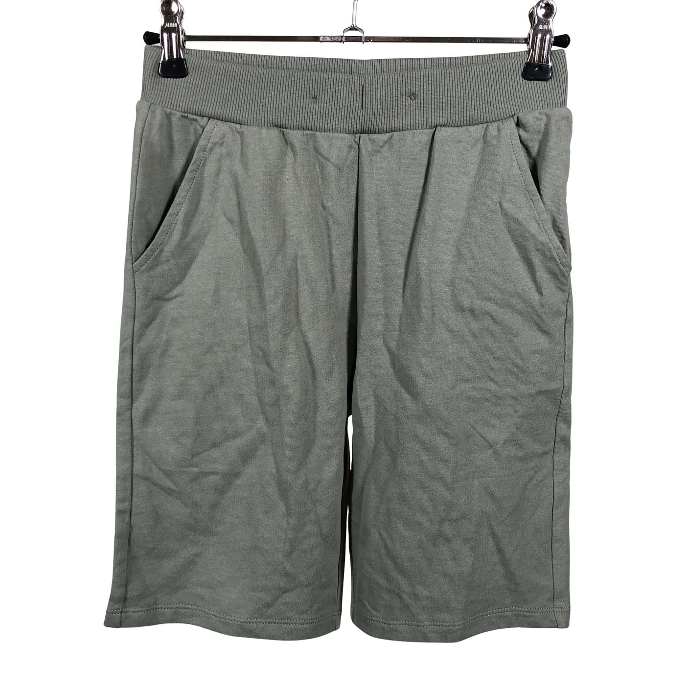 Unisex Lindex - Dressikangast lühikesed püksid, suurus 134 - 140 - Roheline (1)