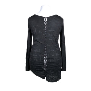 Unisex Desigual - Trikotaažist tuunika, suurus 42 - Must (2)