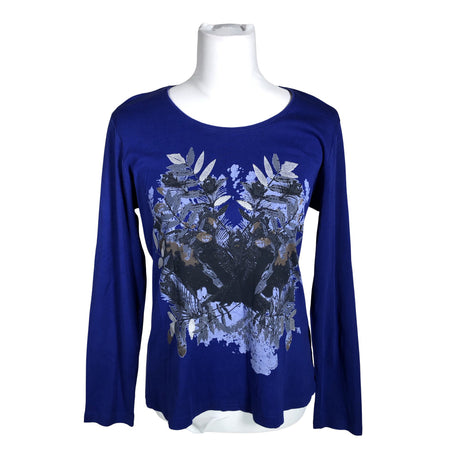 Unisex Signature - Trikotaažist pluus, suurus 38 - Sinine ()