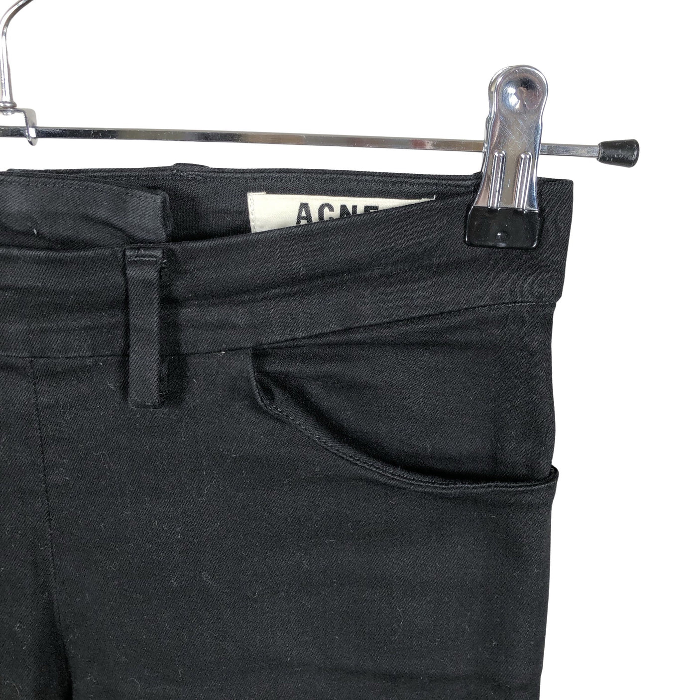 Unisex Acne Studios - Teksaretuusid, suurus W26 - Must (3)