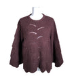 Unisex Rosebud - Kampsun, suurus 40 - Veinipunane ()