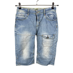 Unisex Vingino - Teksast poolpikad püksid, suurus 164 - 170 - Helesinine (1)