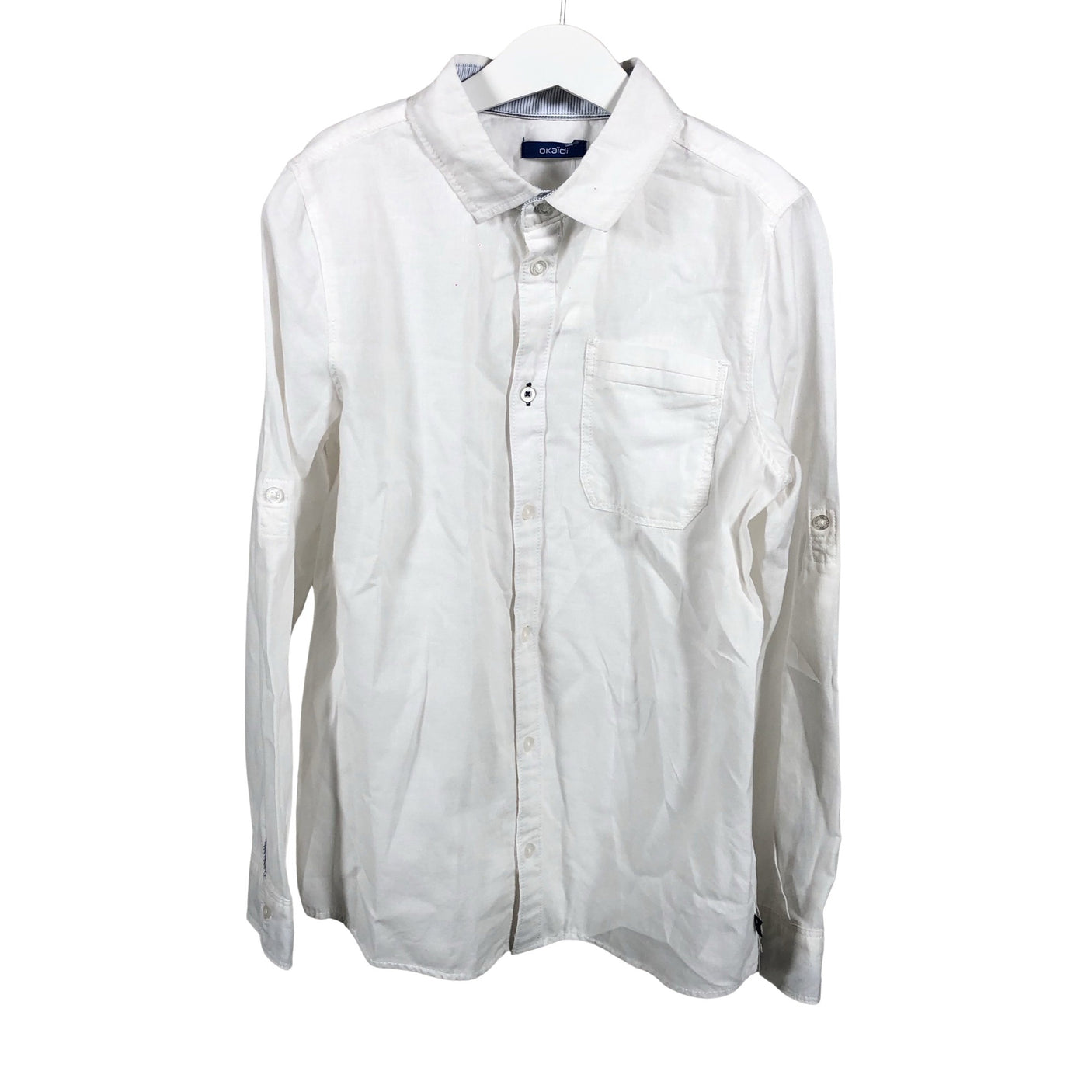 Unisex Okaïdi - Triiksärk, suurus 146 - 152 - Valge (1)