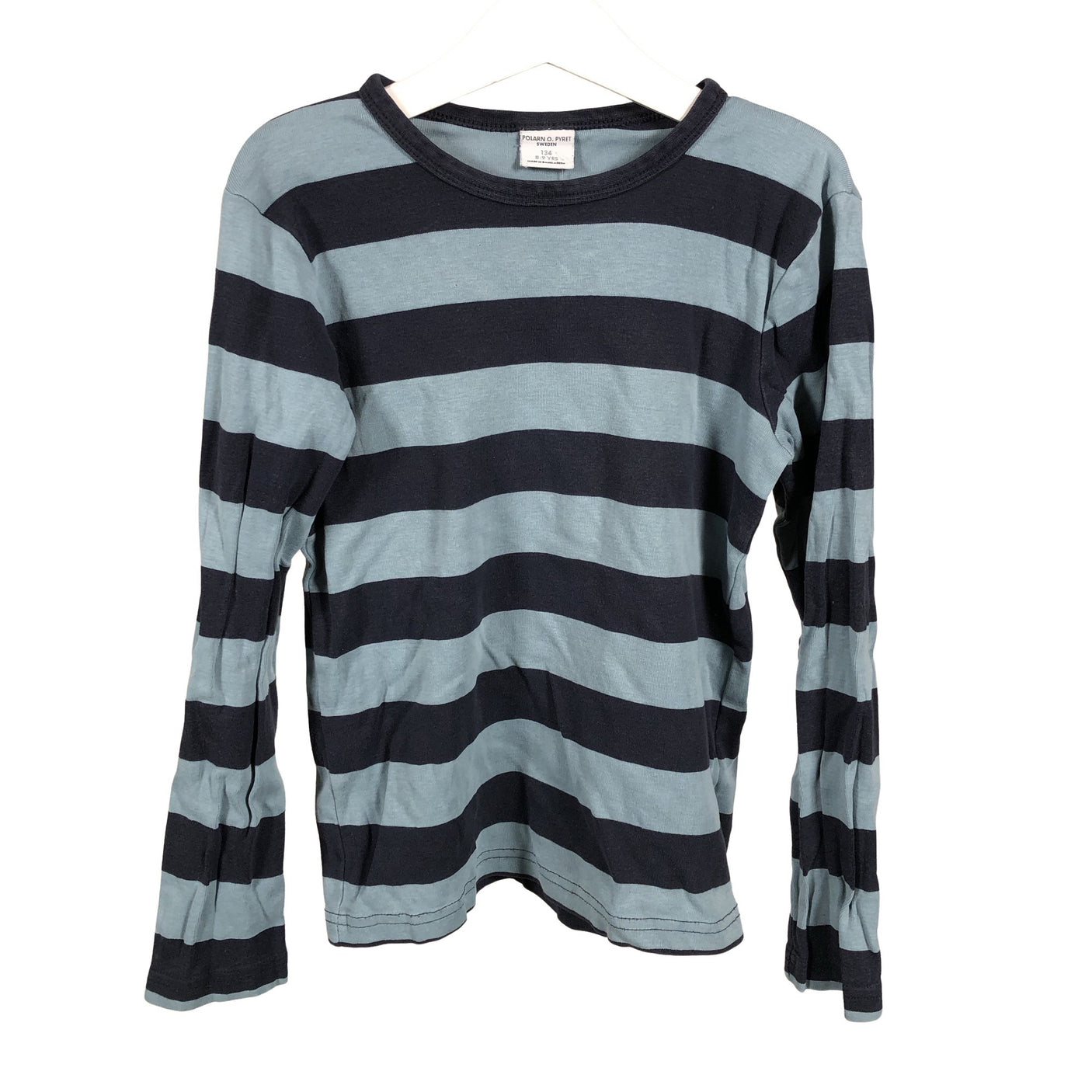 Unisex Polarn O. Pyret - Trikotaažist pluus, suurus 128 - 134 - Sinine (1)
