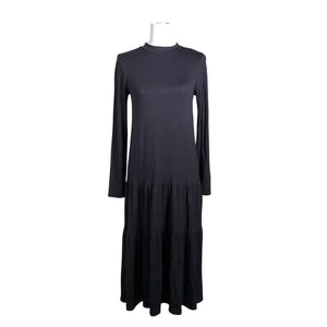 Unisex Lindex - Trikotaažist kleit, suurus 36 - Must (1)