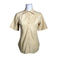 Unisex Järvi Muoti - Lühikeste käistega pluus, suurus 36 - Beige ()