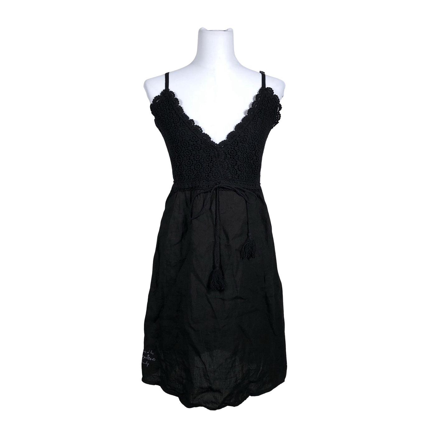 Unisex Bohemiana - Mitteveniv tuunika, suurus 40 - Must (1)