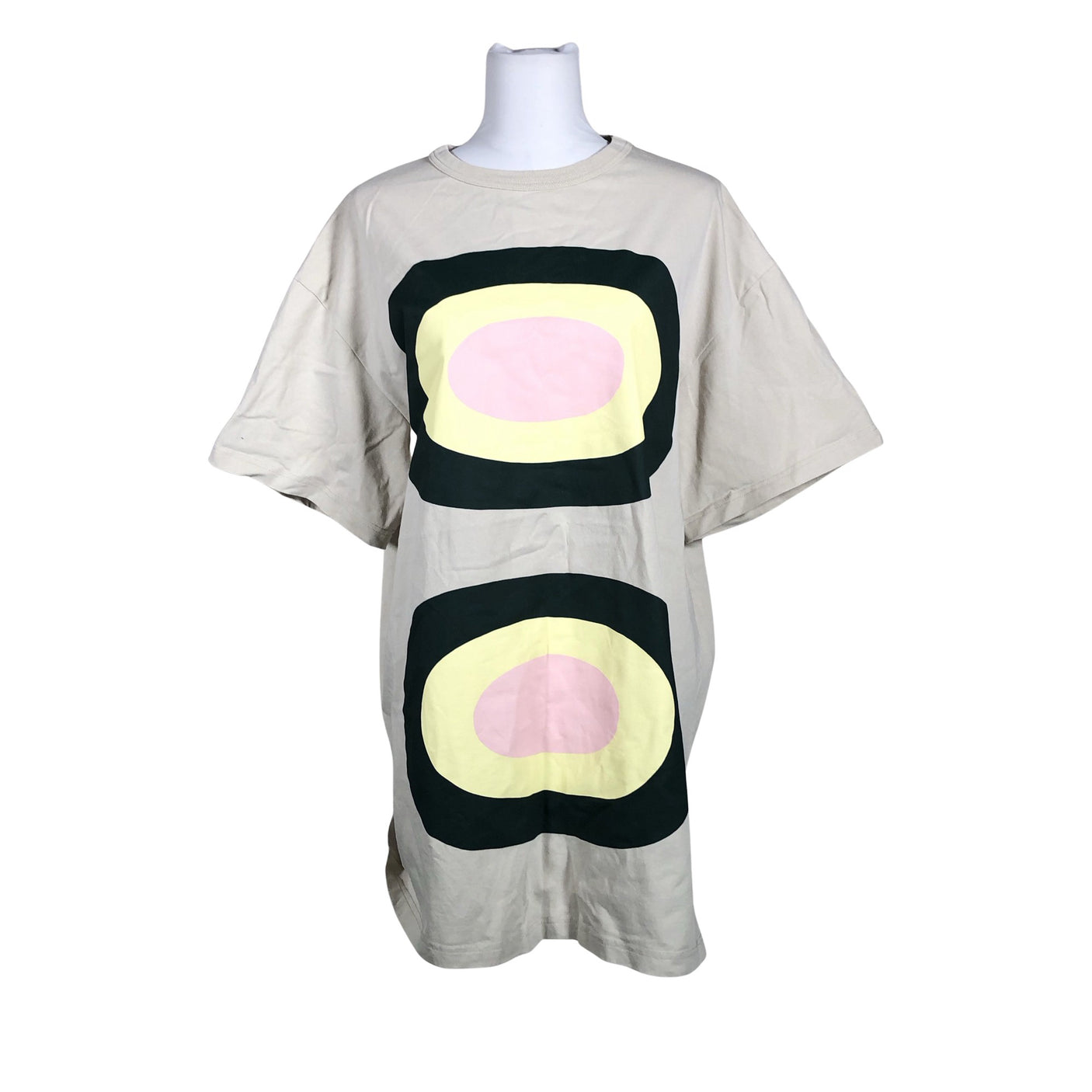 Unisex Marimekko - Trikotaažist tuunika, suurus 38 - Beige (1)