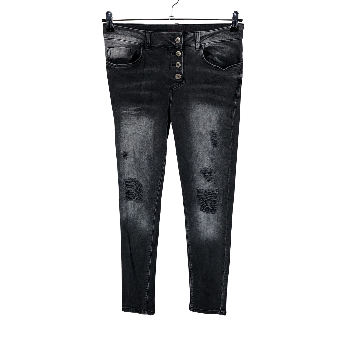 Unisex Perfect Jeans - Teksad, suurus 34 - Hall (1)