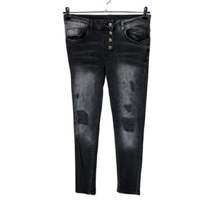 Unisex Perfect Jeans - Teksad, suurus 34 - Hall (1)