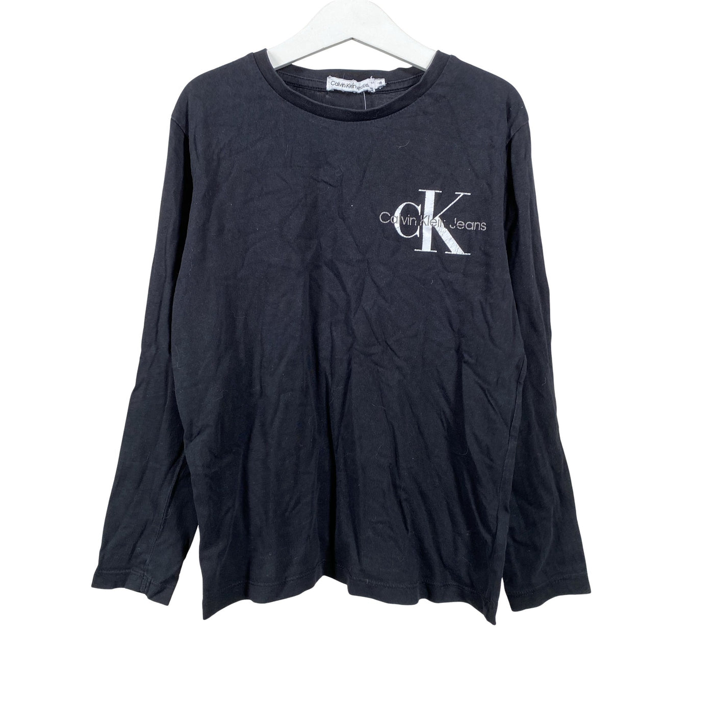 Unisex Calvin Klein Jeans - Trikotaažist pluus, suurus 134 - 140 - Must (1)