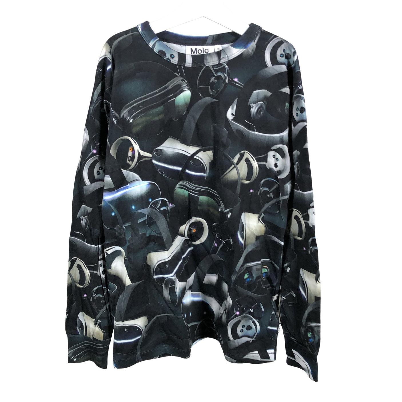 Unisex Molo Kids - Trikotaažist pluus, suurus 146 - 152 - Must (1)