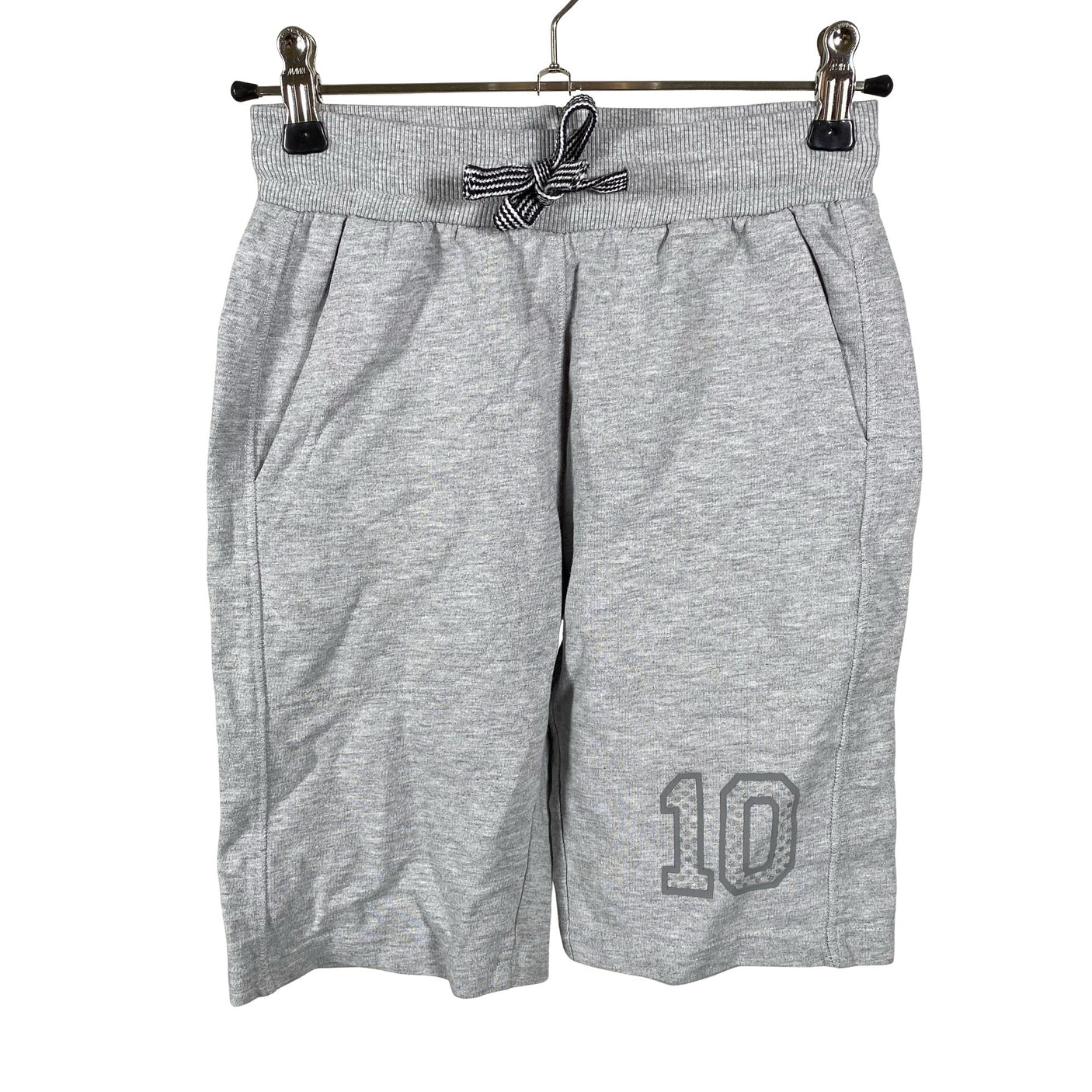 Unisex Keiki - Dressikangast lühikesed püksid, suurus 140 - 146 - Hall (1)
