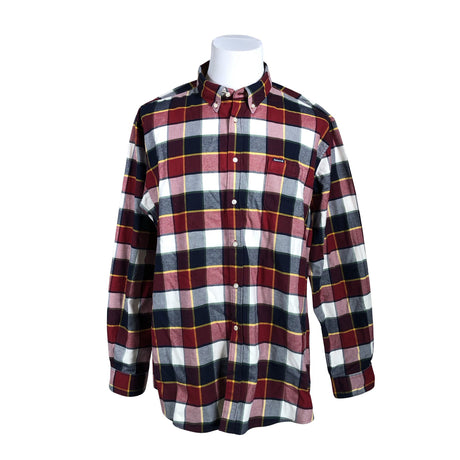 Unisex Barbour - Flanellsärk, suurus XXL - Veinipunane ()