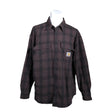 Unisex Carhartt - Flanellsärk, suurus XXL - Veinipunane ()