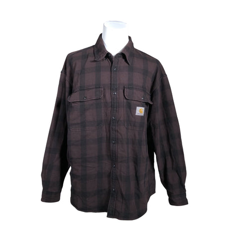 Unisex Carhartt - Flanellsärk, suurus XXL - Veinipunane ()