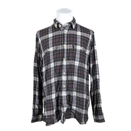 Unisex Cottonfield - Flanellsärk, suurus XXL - Pruun ()