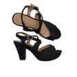 Unisex Anna Field - Kontsaga rihmikud, suurus 38 - Must ()