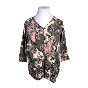 Unisex Zhenzi - Trikotaažist pluus, suurus 46 - Beige (1)