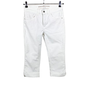 Unisex MAC - Teksast poolpikad püksid, suurus 36 - Valge (1)