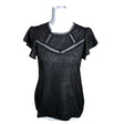Unisex Grace & Mila - Lühikeste käistega pluus, suurus 38 - Must ()