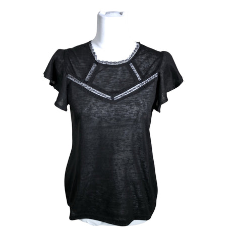 Unisex Grace & Mila - Lühikeste käistega pluus, suurus 38 - Must ()