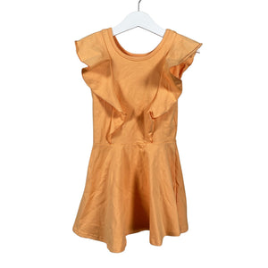 Unisex Gugguu - Trikotaažist kleit, suurus 104 - 110 - Oranž (1)